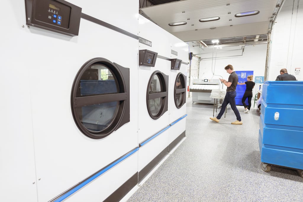 Blue River Laundry facility in Endicott, New York
