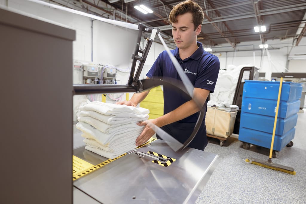 Blue River Laundry commercial linen facility